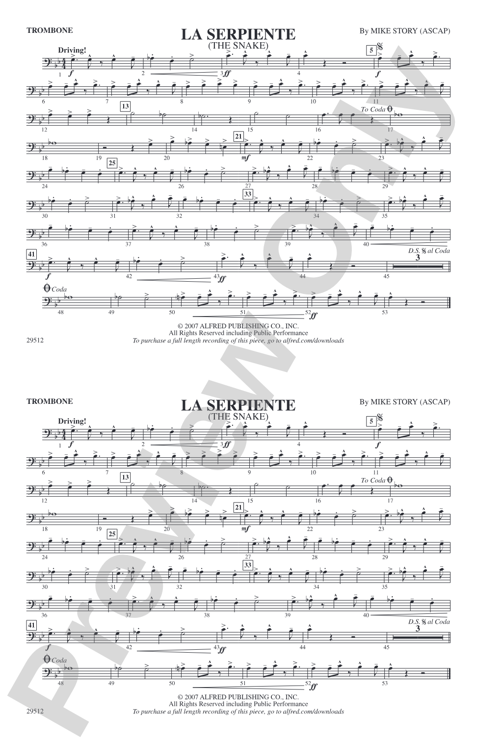 La Serpiente (The Snake): 1st Trombone