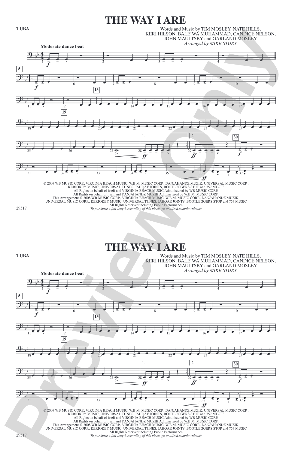 The Way I Are: Tuba