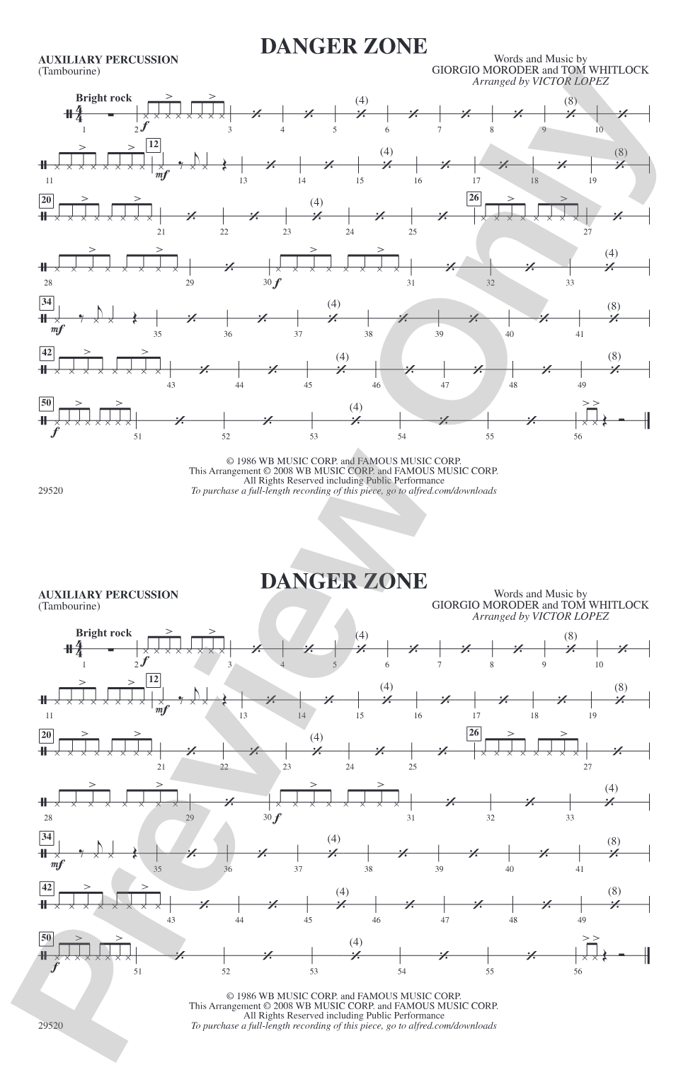 Danger Zone: Auxiliary Percussion