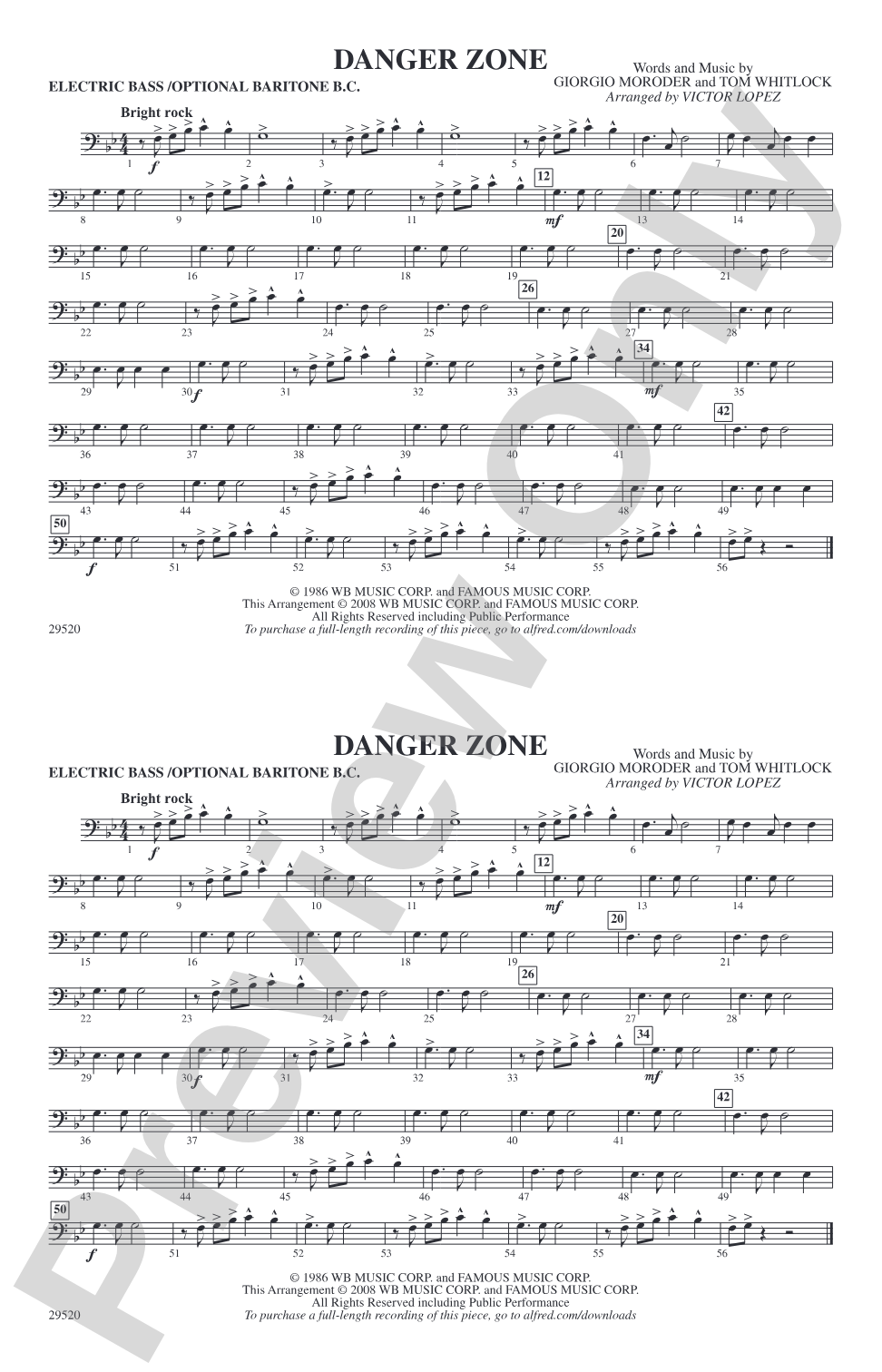 Danger Zone: Electric Bass