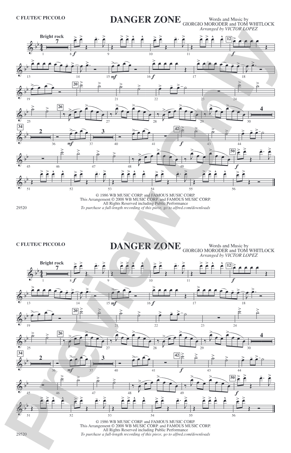 Danger Zone: Flute