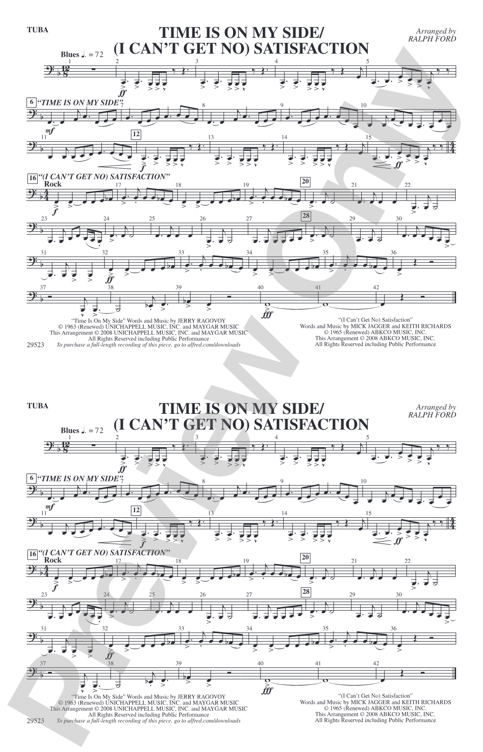 Time Is on My Side / Satisfaction: Tuba