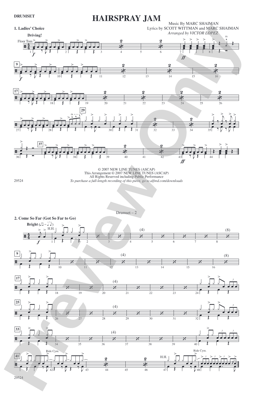 Hairspray Jam: Drumset