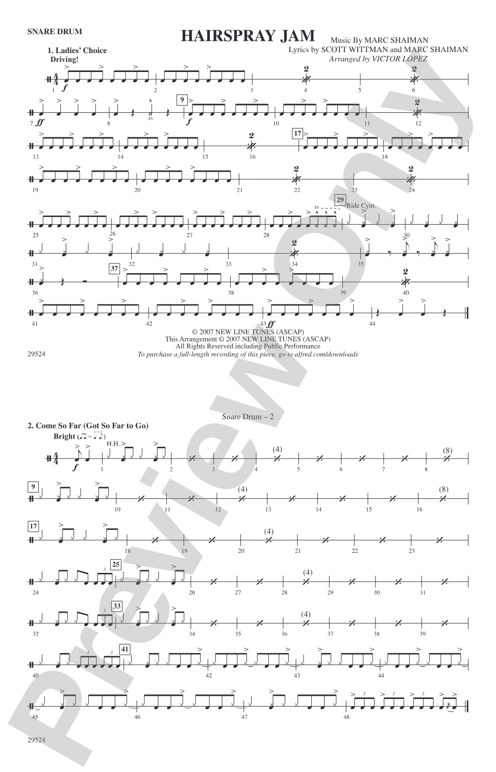 Hairspray Jam: Snare Drum