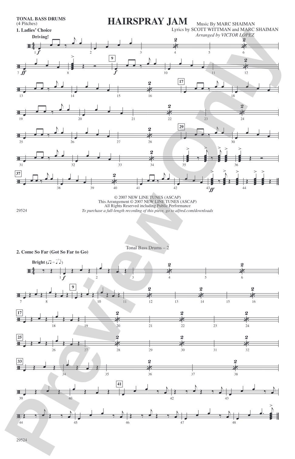 Hairspray Jam: Tonal Bass Drum