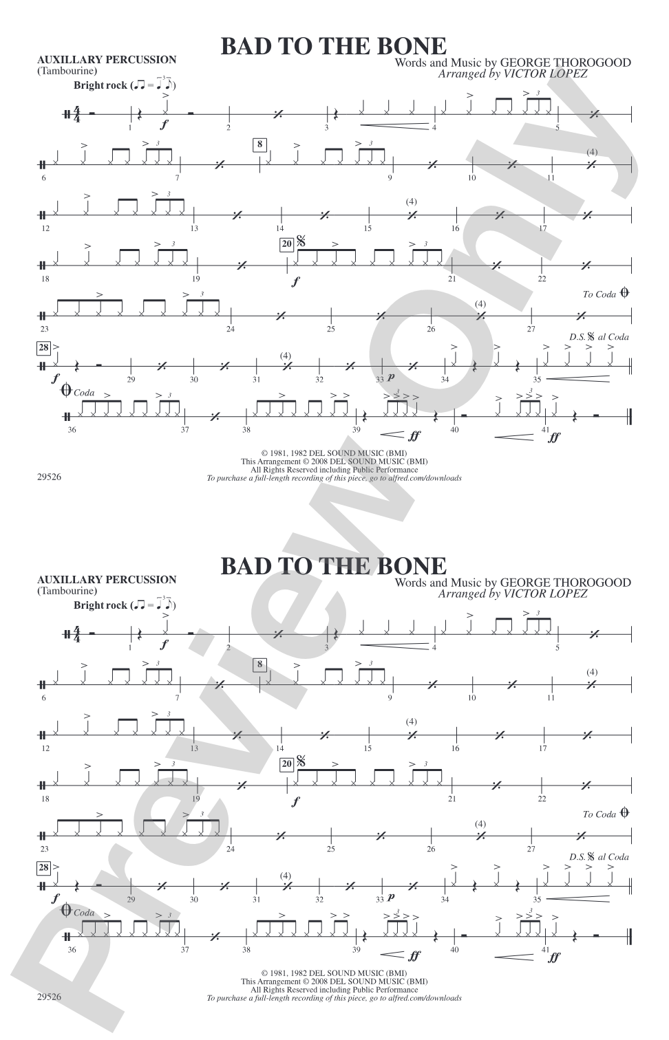 Bad to the Bone: Auxiliary Percussion