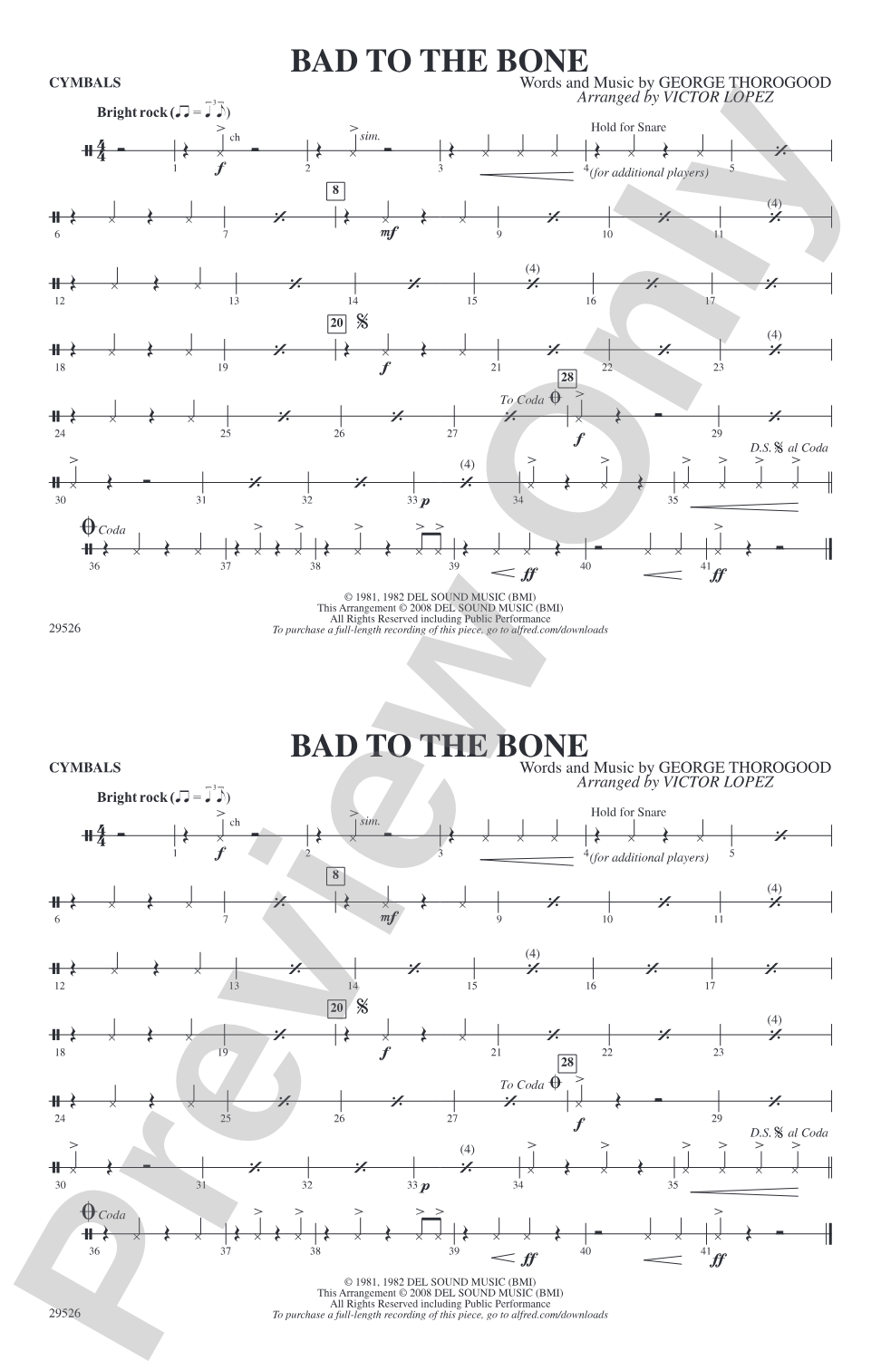 Bad to the Bone: Cymbals