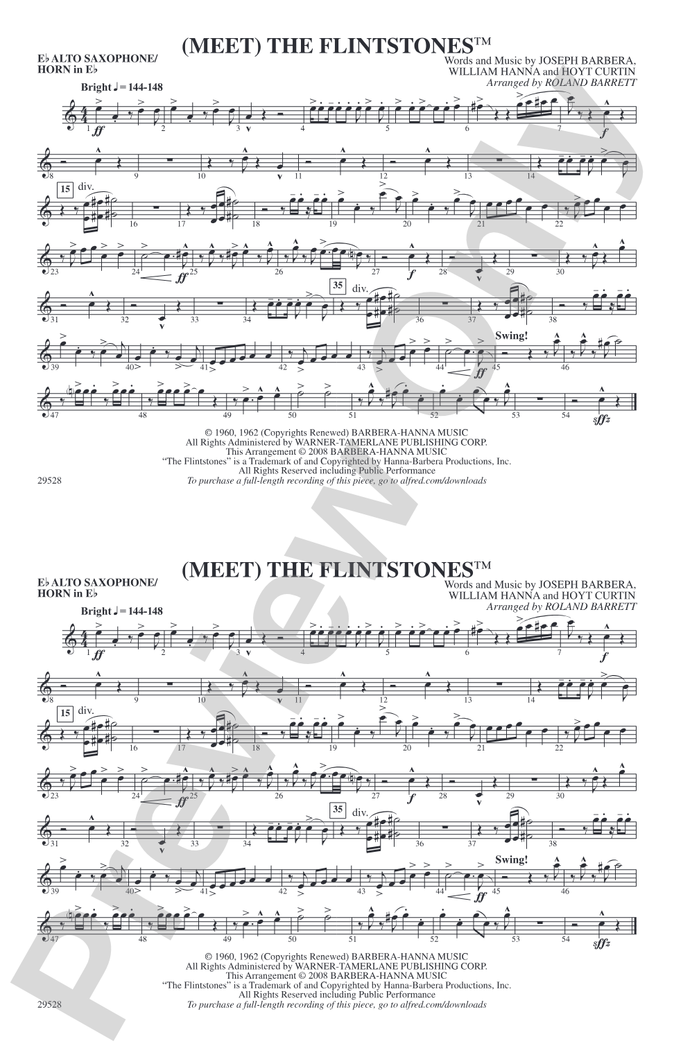 (Meet) The Flintstones: E-flat Alto Saxophone
