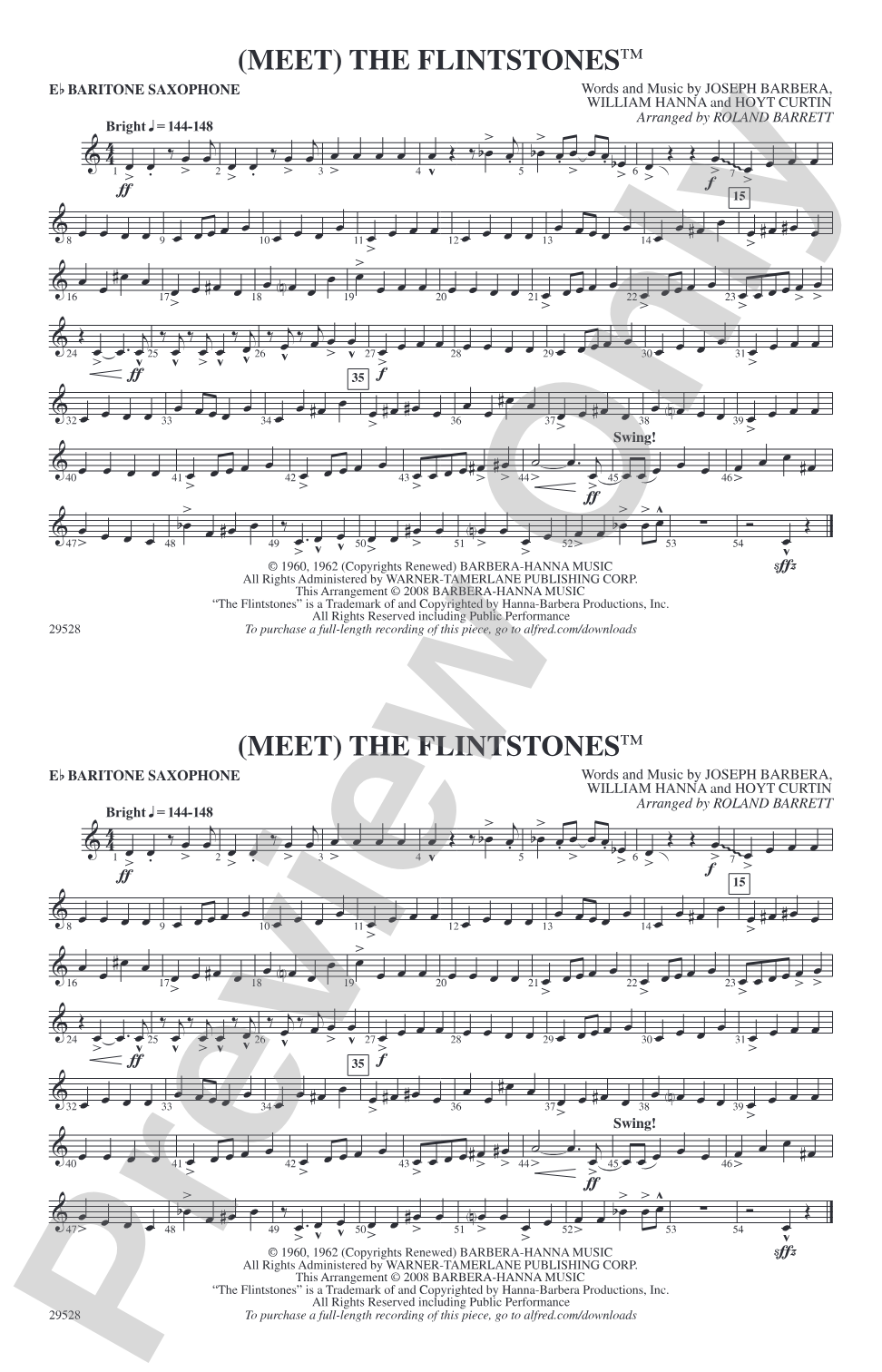 (Meet) The Flintstones: E-flat Baritone Saxophone