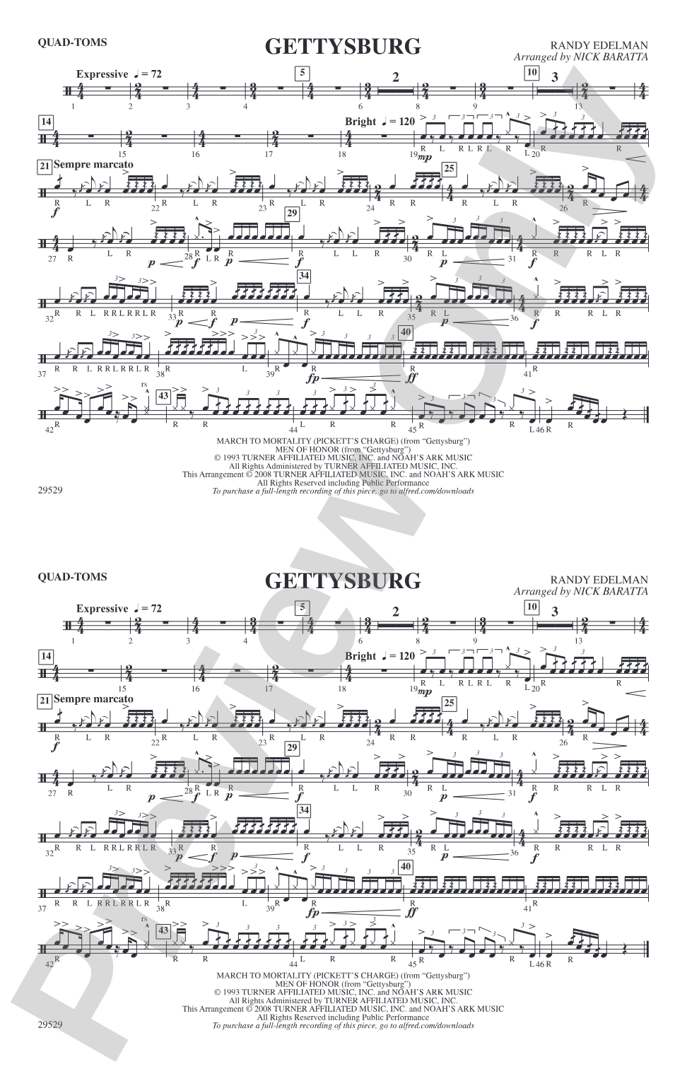Gettysburg: Quad-Toms