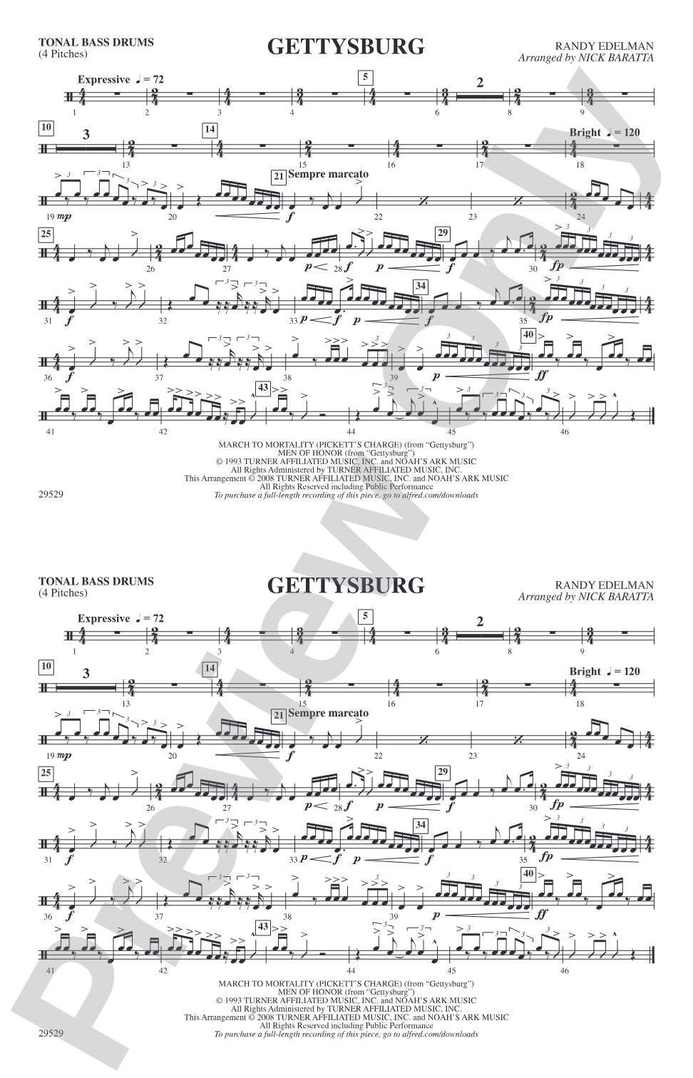 Gettysburg: Tonal Bass Drum