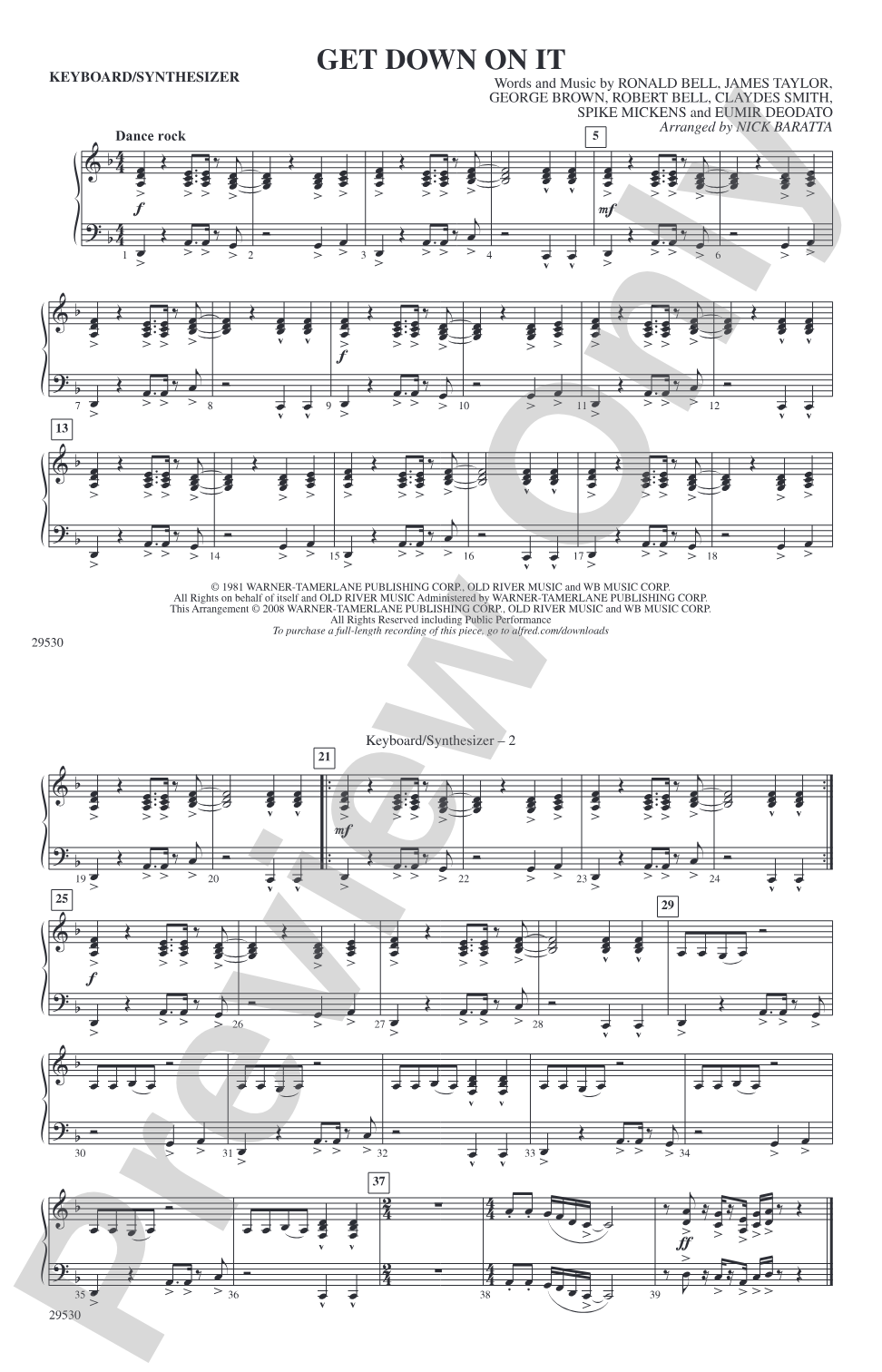 Get Down on It: Keyboard/Synthesizer