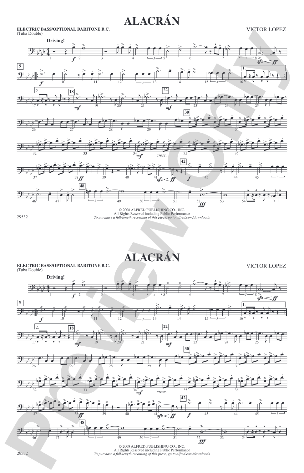 Alacrán: Electric Bass