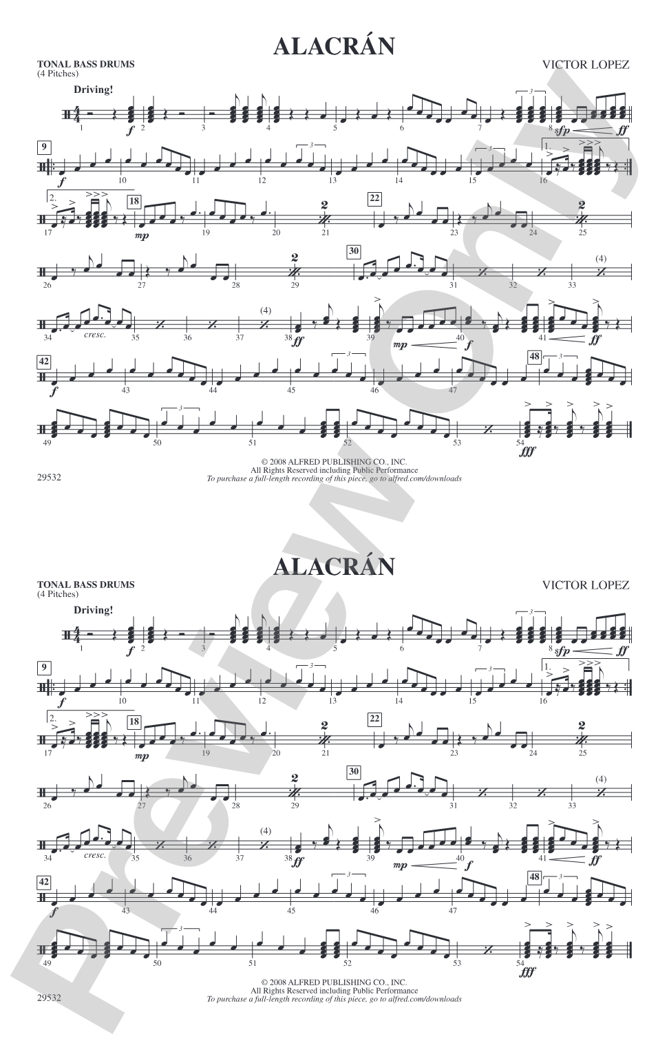 Alacrán: Tonal Bass Drum