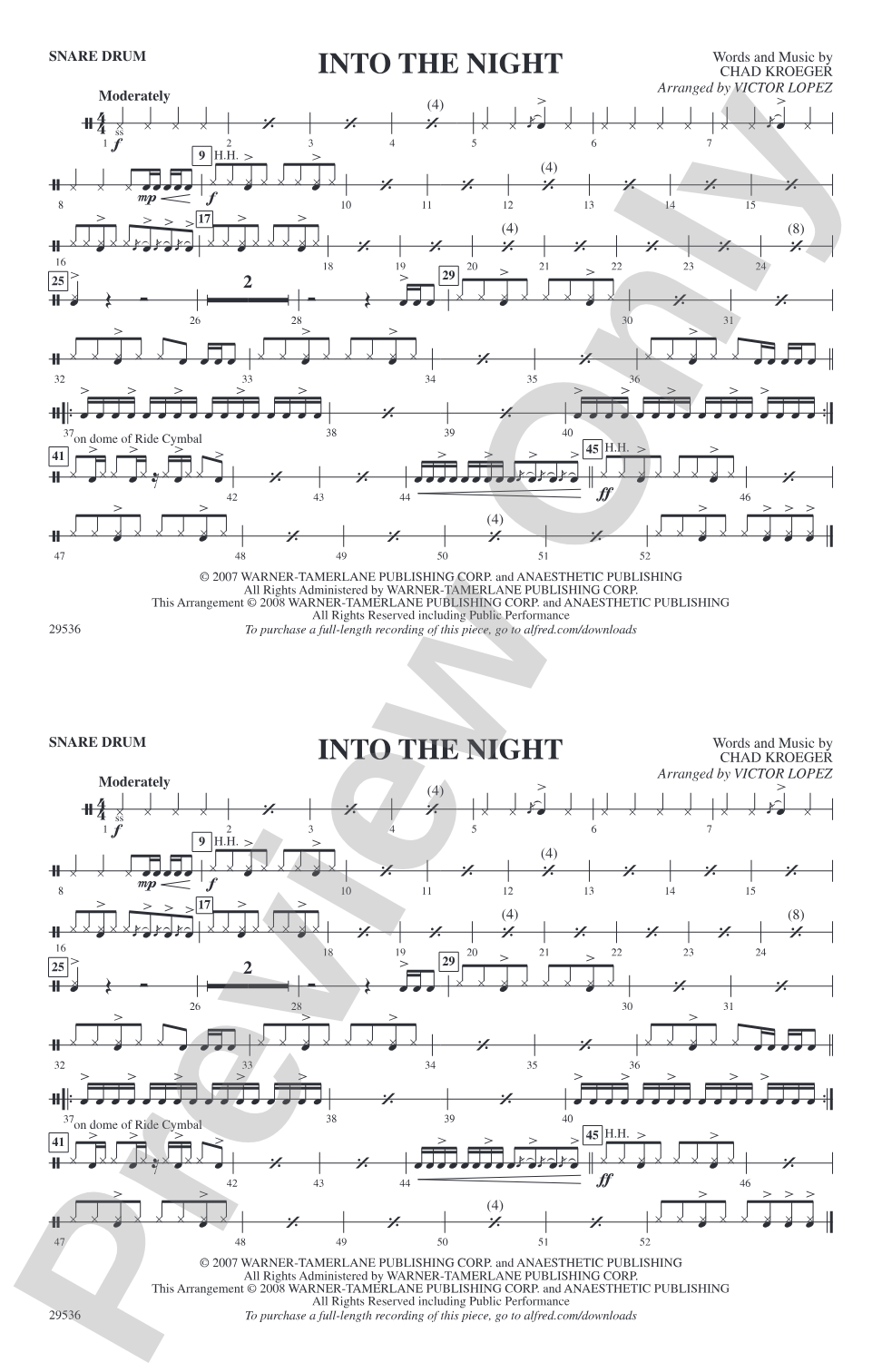Into the Night: Snare Drum