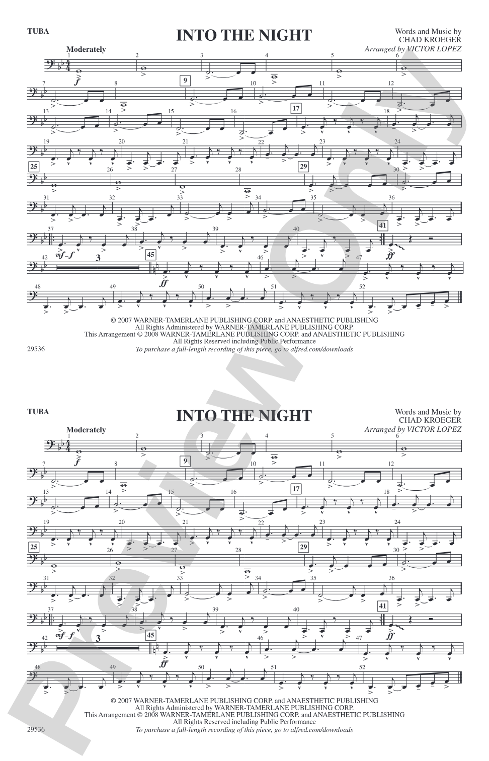 Into the Night: Tuba