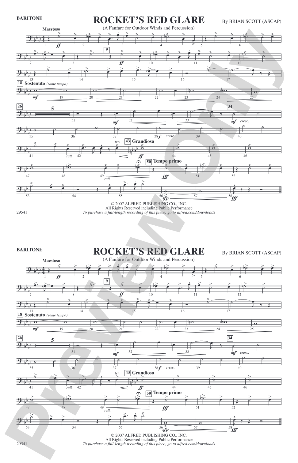 Rocket's Red Glare: Baritone B.C.