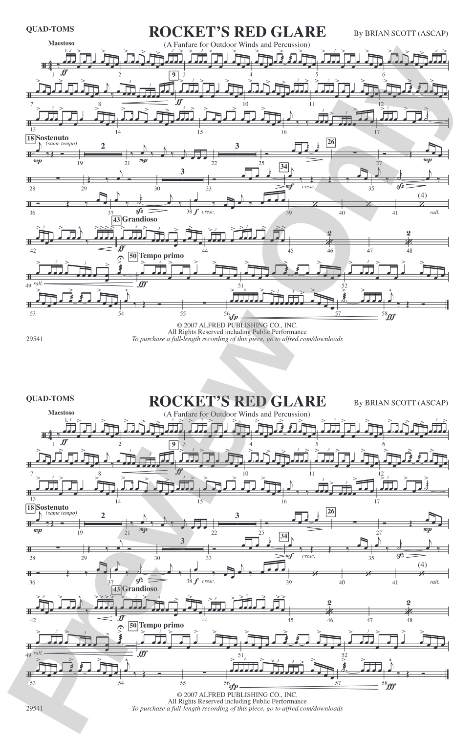 Rocket's Red Glare: Quad-Toms