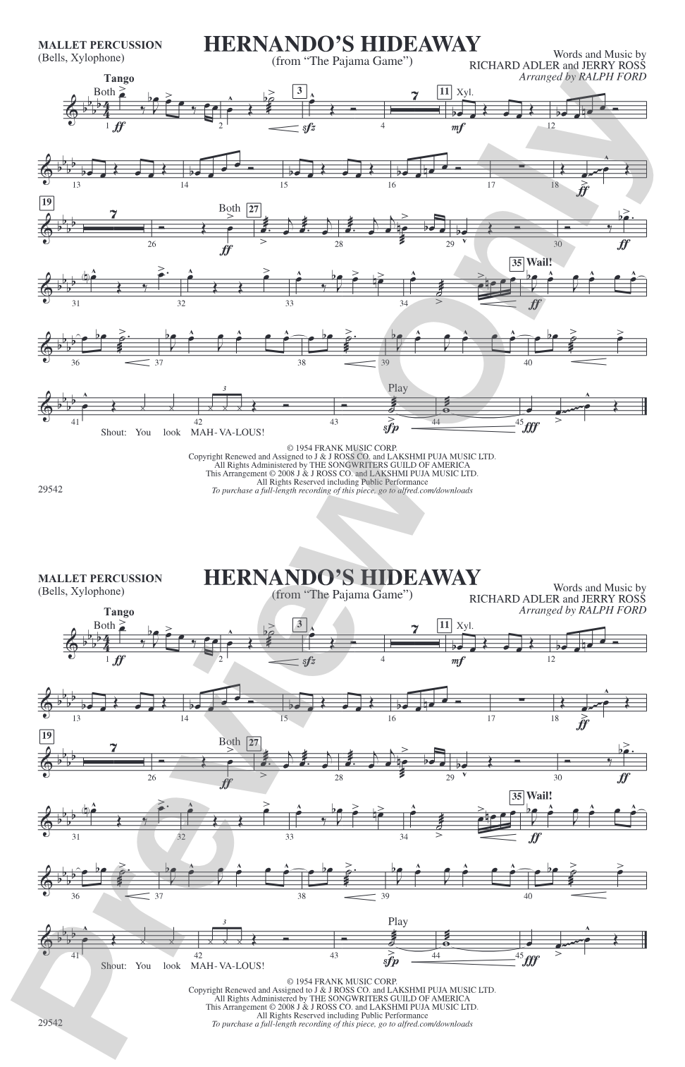 Hernando's Hideaway: Mallets