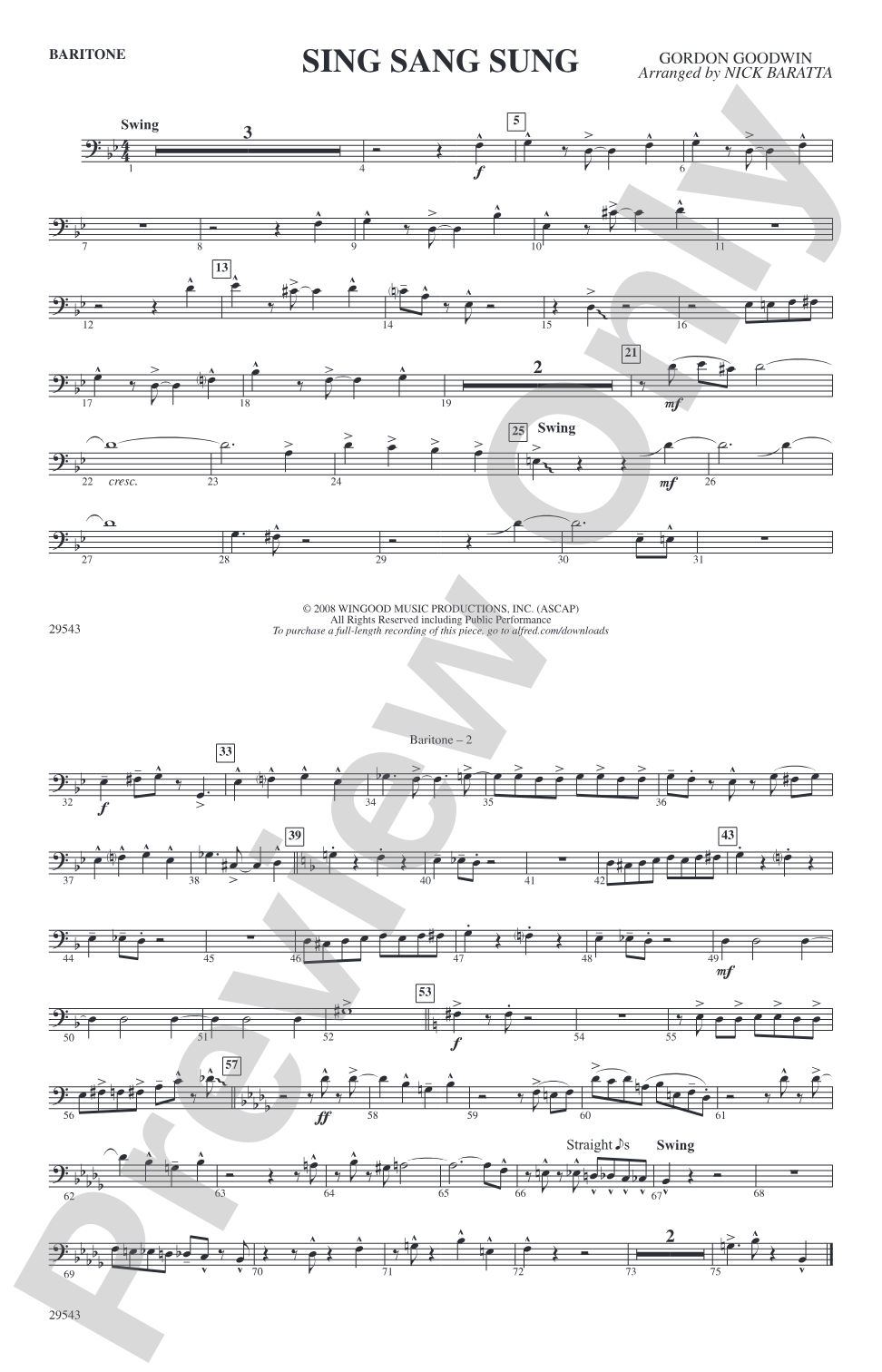 Sing Sang Sung: Baritone B.C.