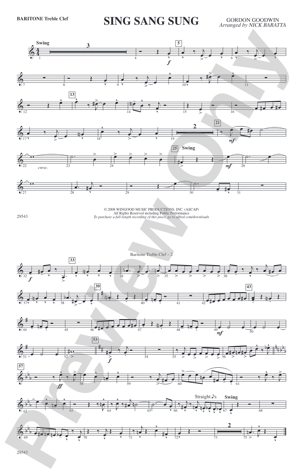 Sing Sang Sung: Baritone T.C.