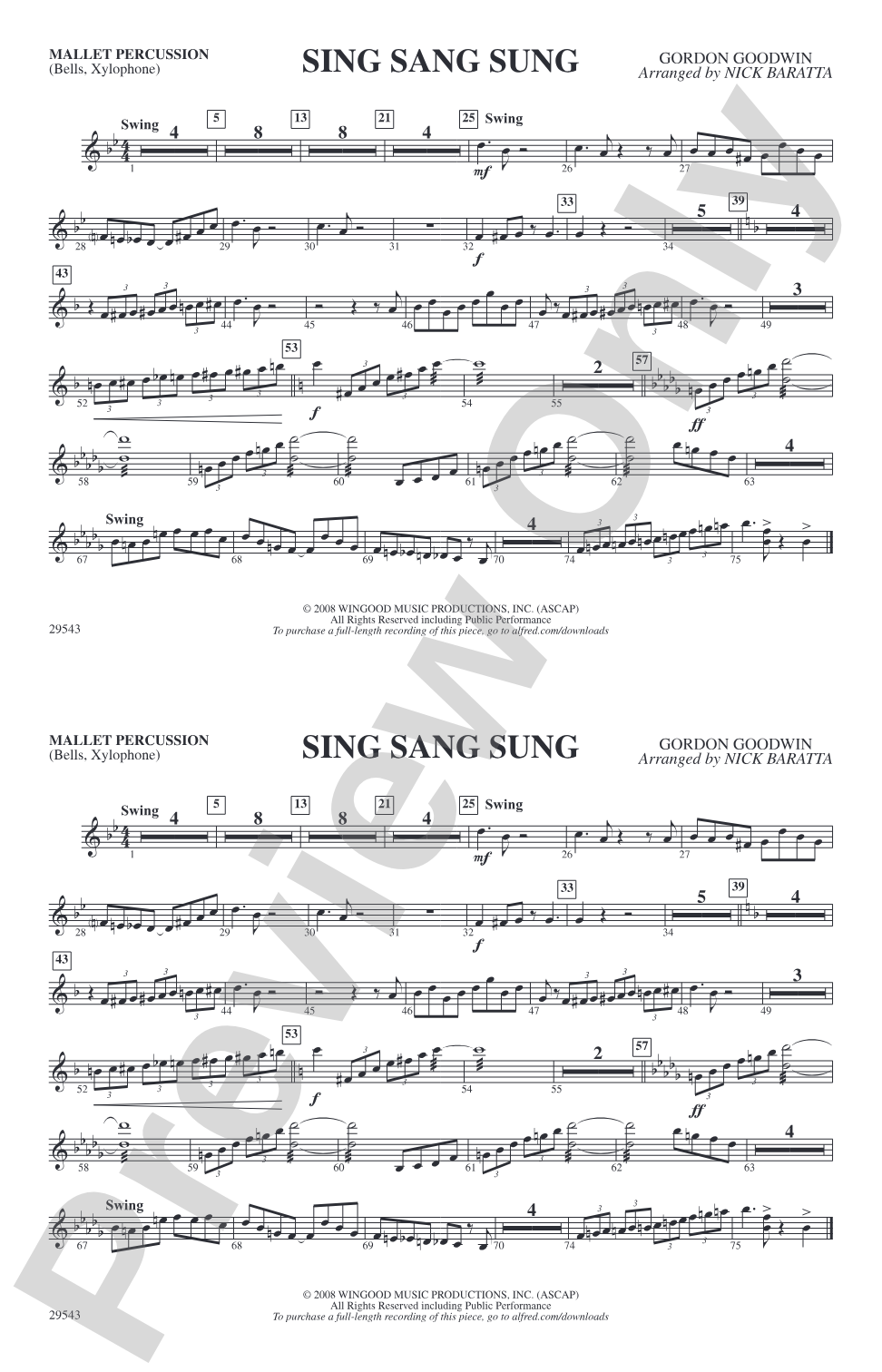 Sing Sang Sung: Mallets