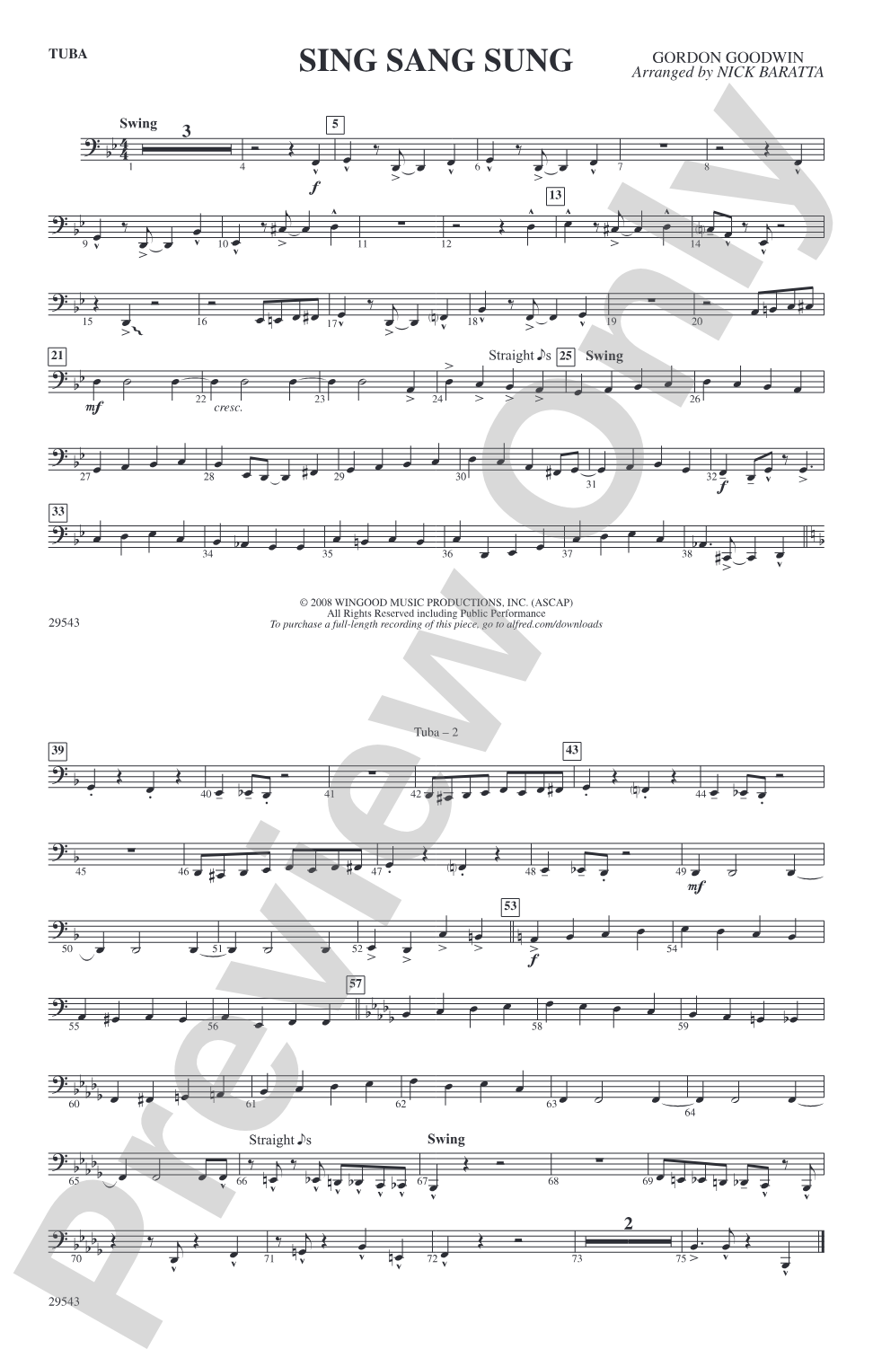 Sing Sang Sung: Tuba