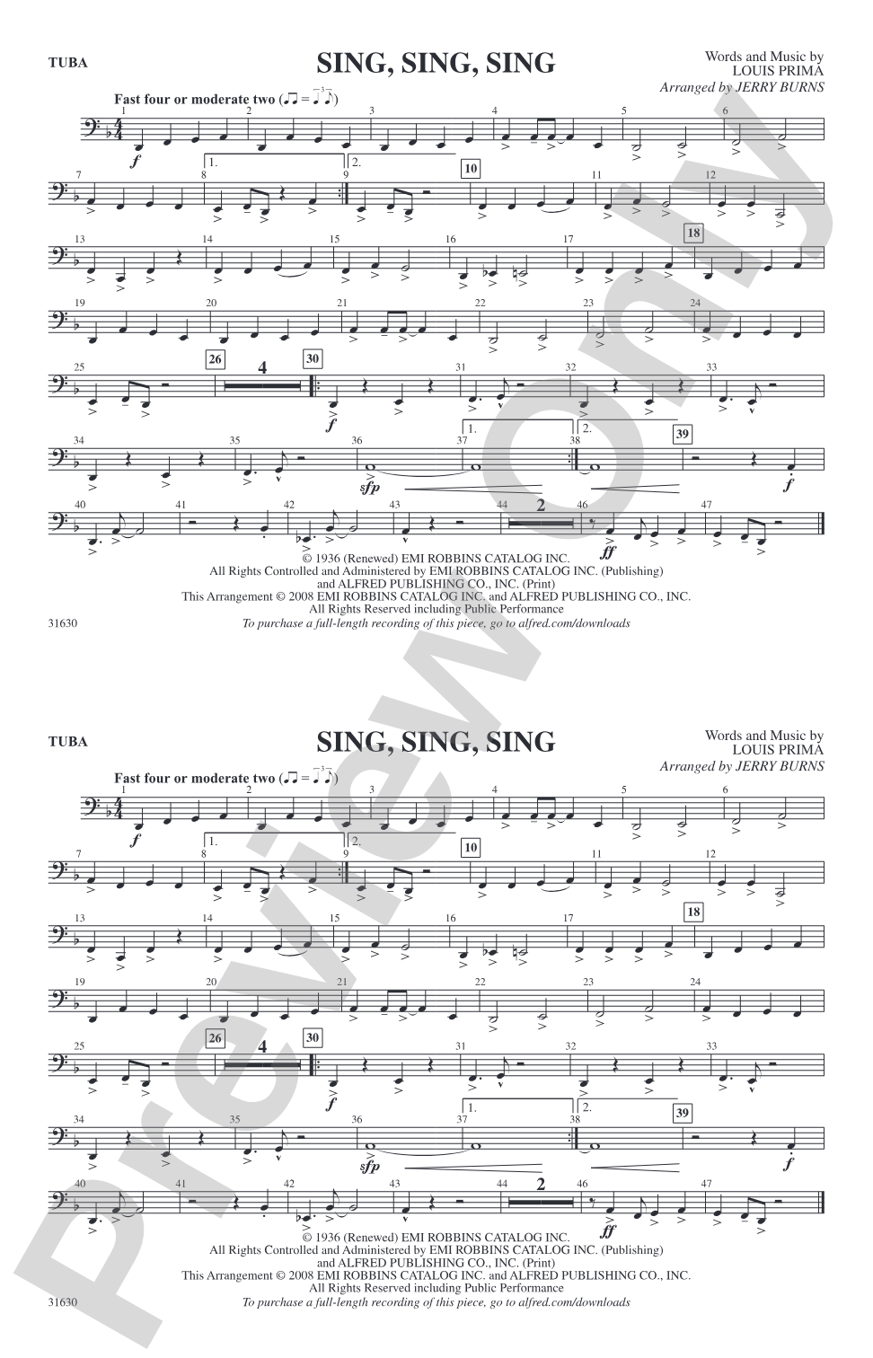 Sing, Sing, Sing: Tuba