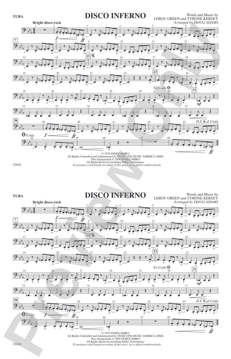 Disco Inferno: Tuba