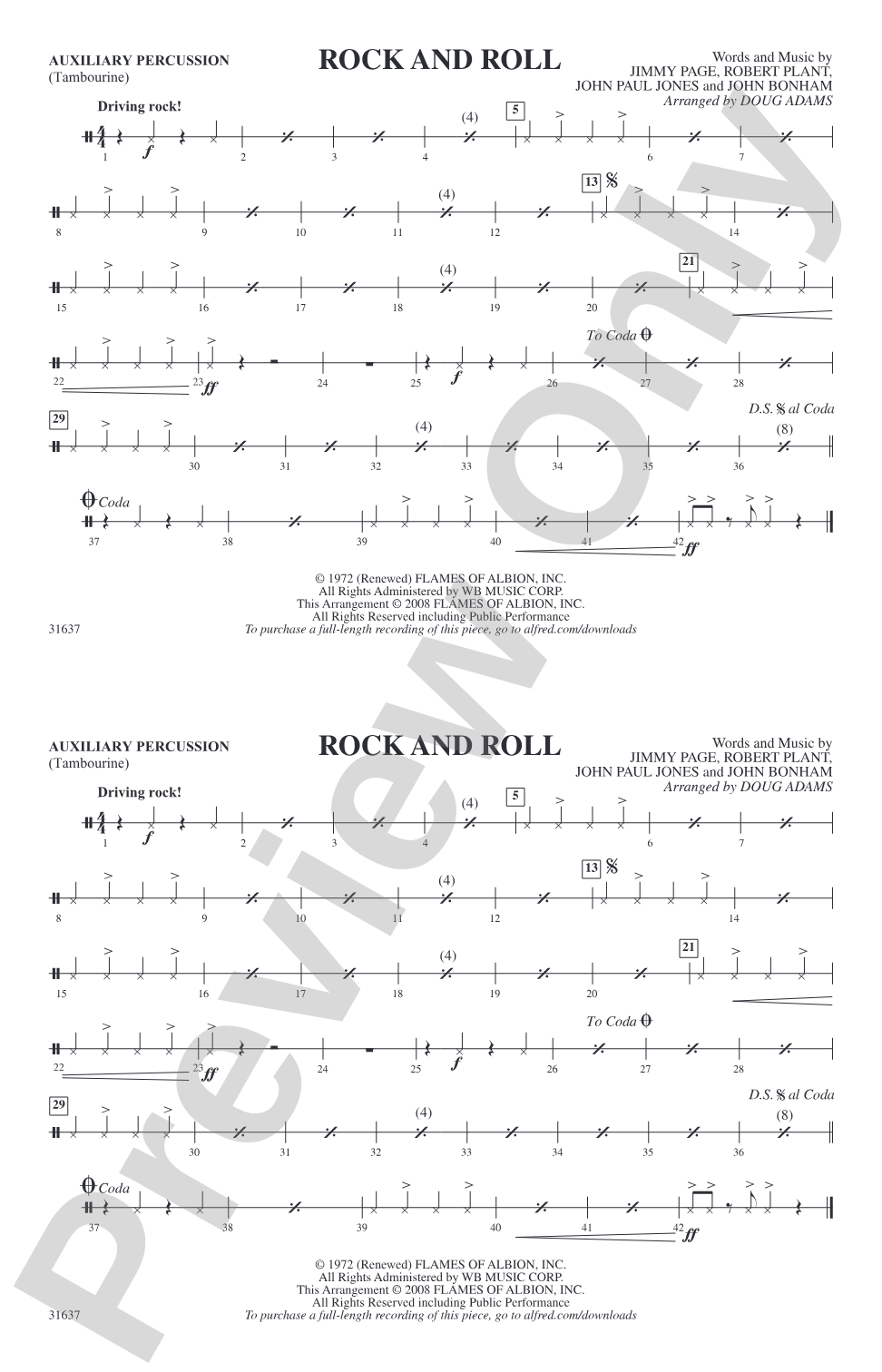 Rock and Roll: Auxiliary Percussion
