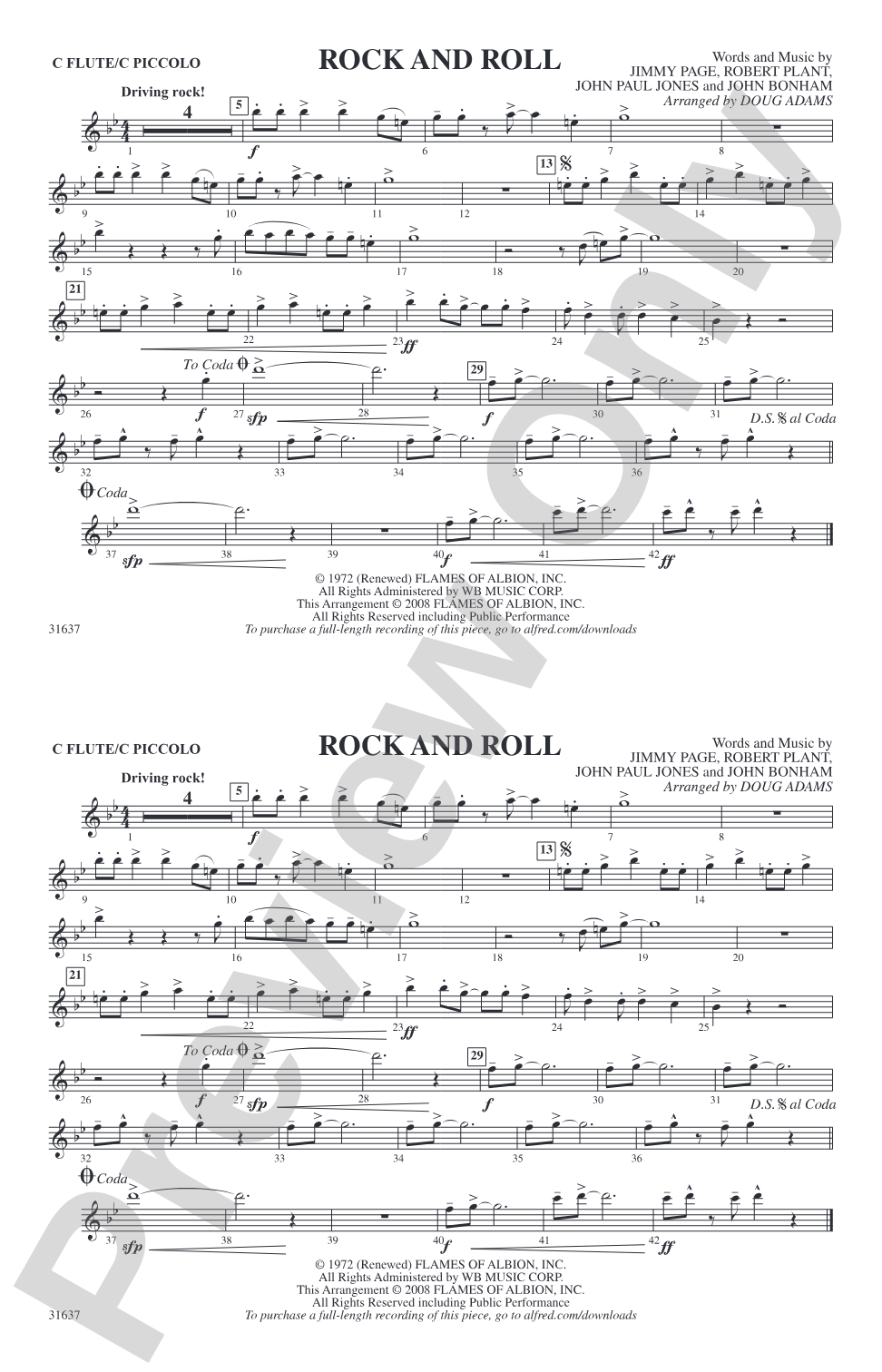 Rock and Roll: Flute