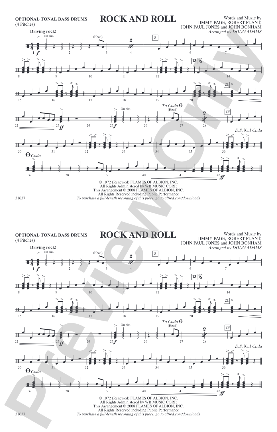 Rock and Roll: Tonal Bass Drum