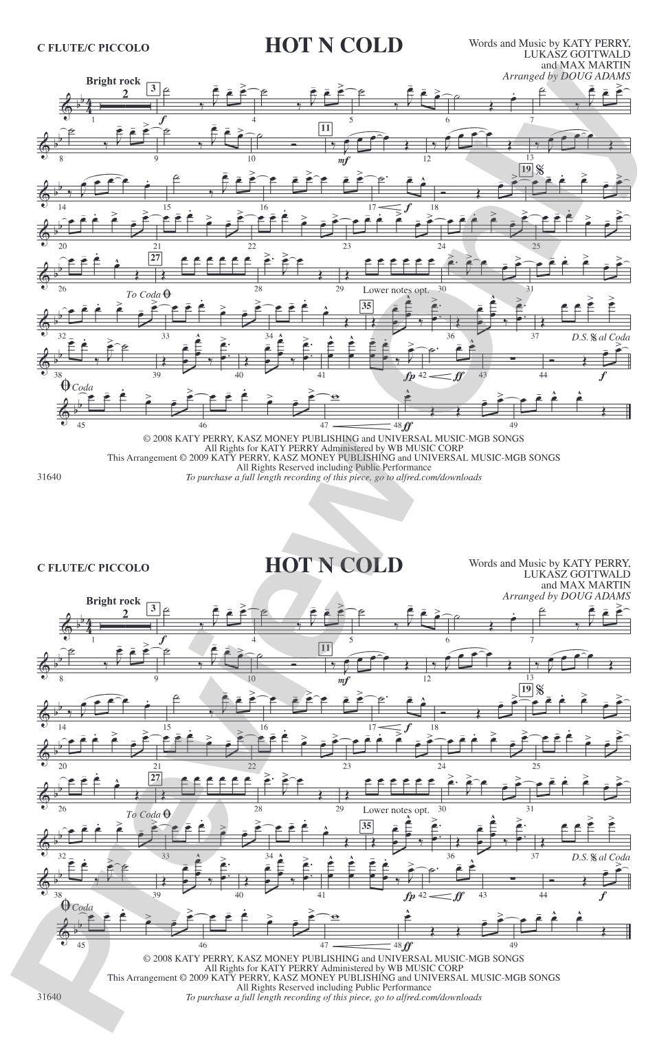 Hot N Cold: Flute
