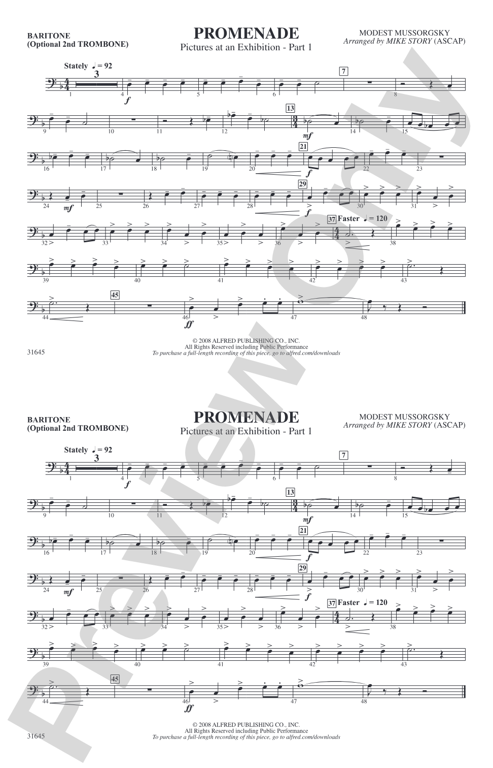 Promenade: Baritone B.C.