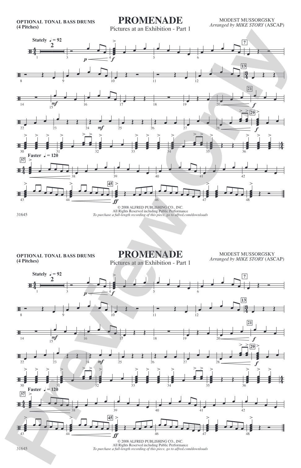 Promenade: Tonal Bass Drum