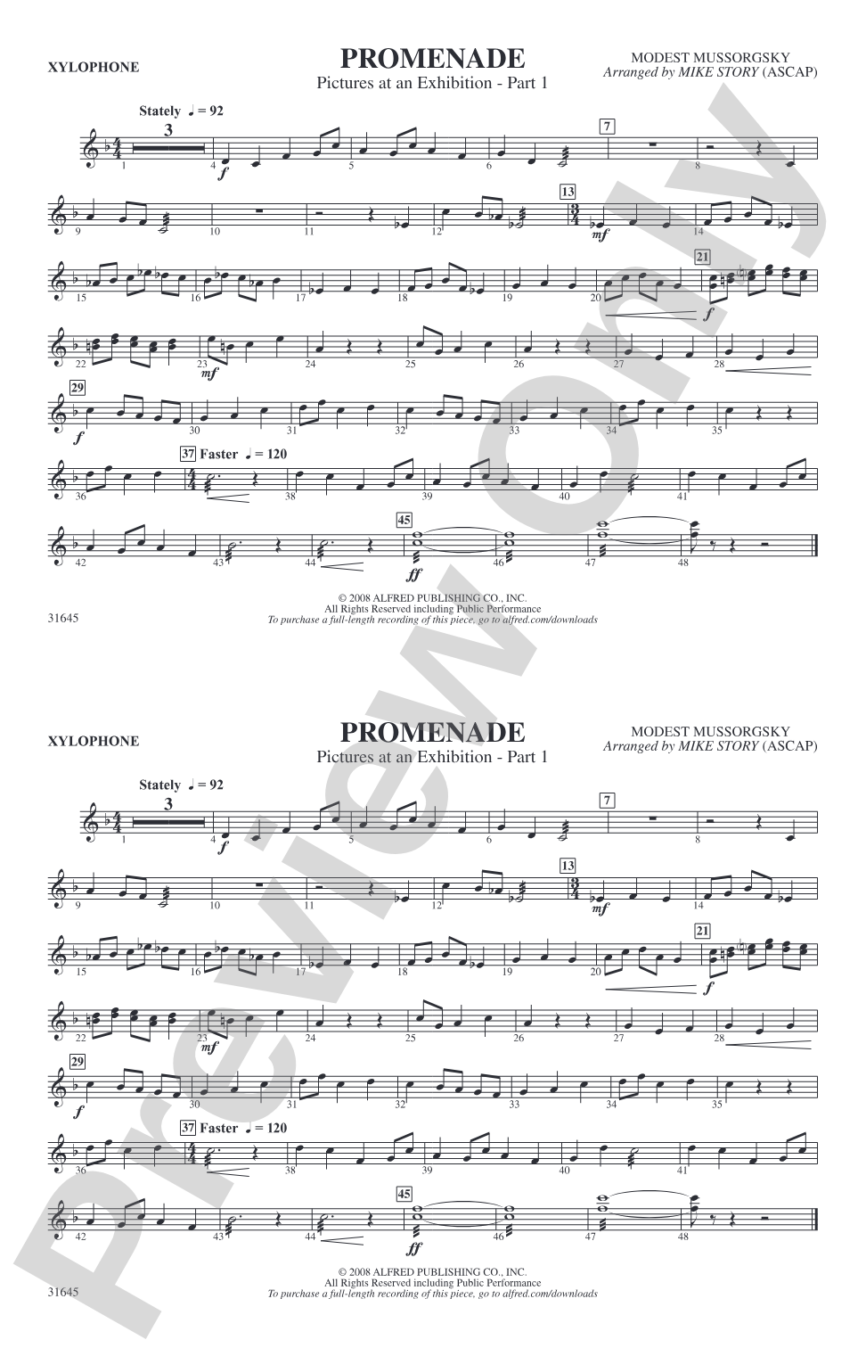 Promenade: Xylophone