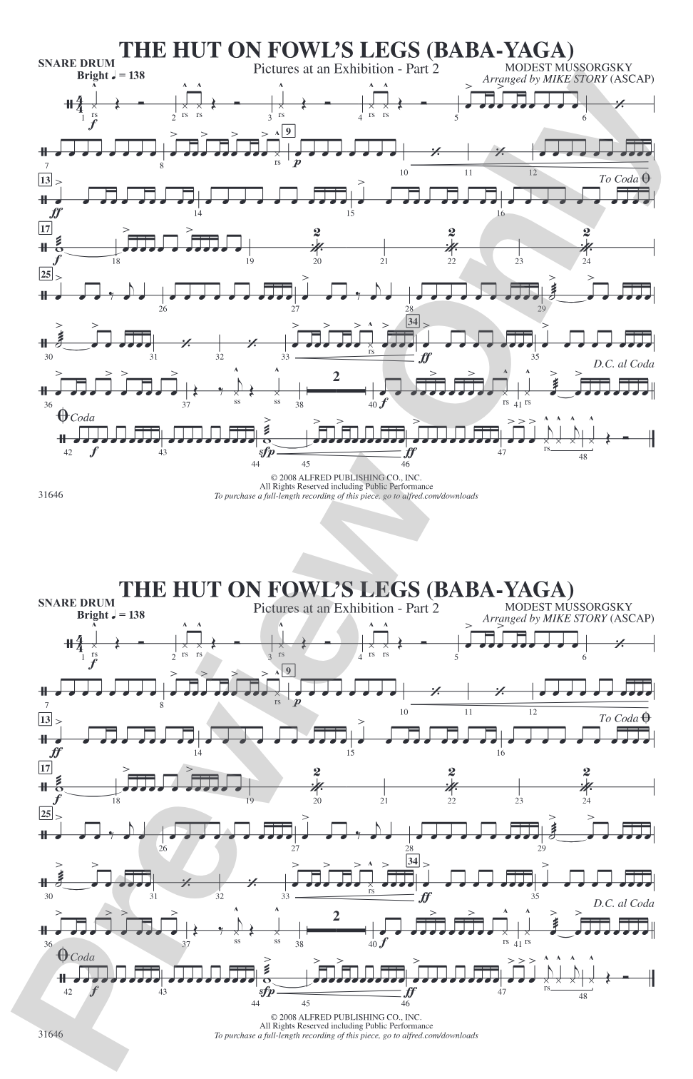 The Hut on Fowl's Legs: Snare Drum