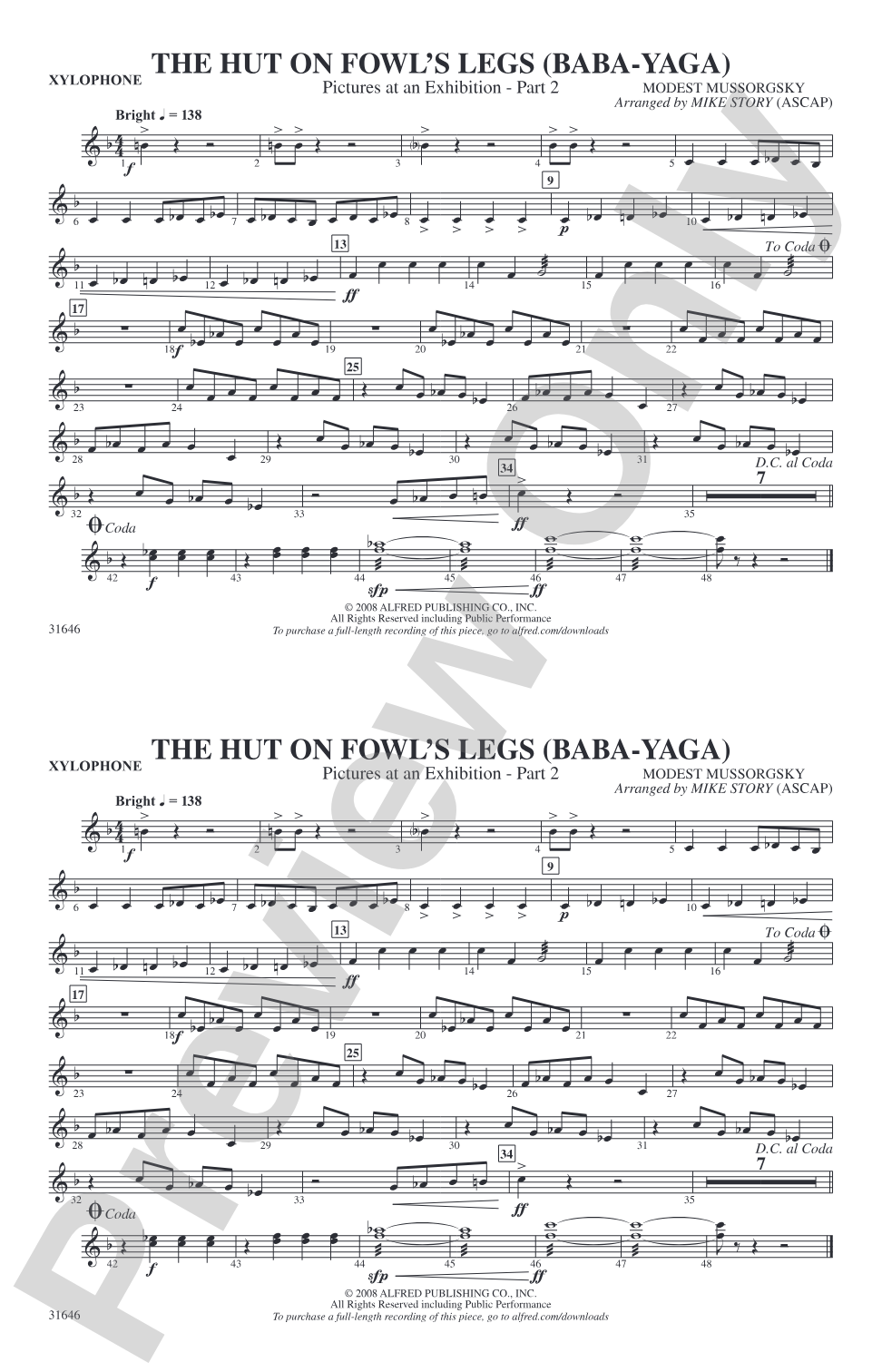 The Hut on Fowl's Legs: Xylophone