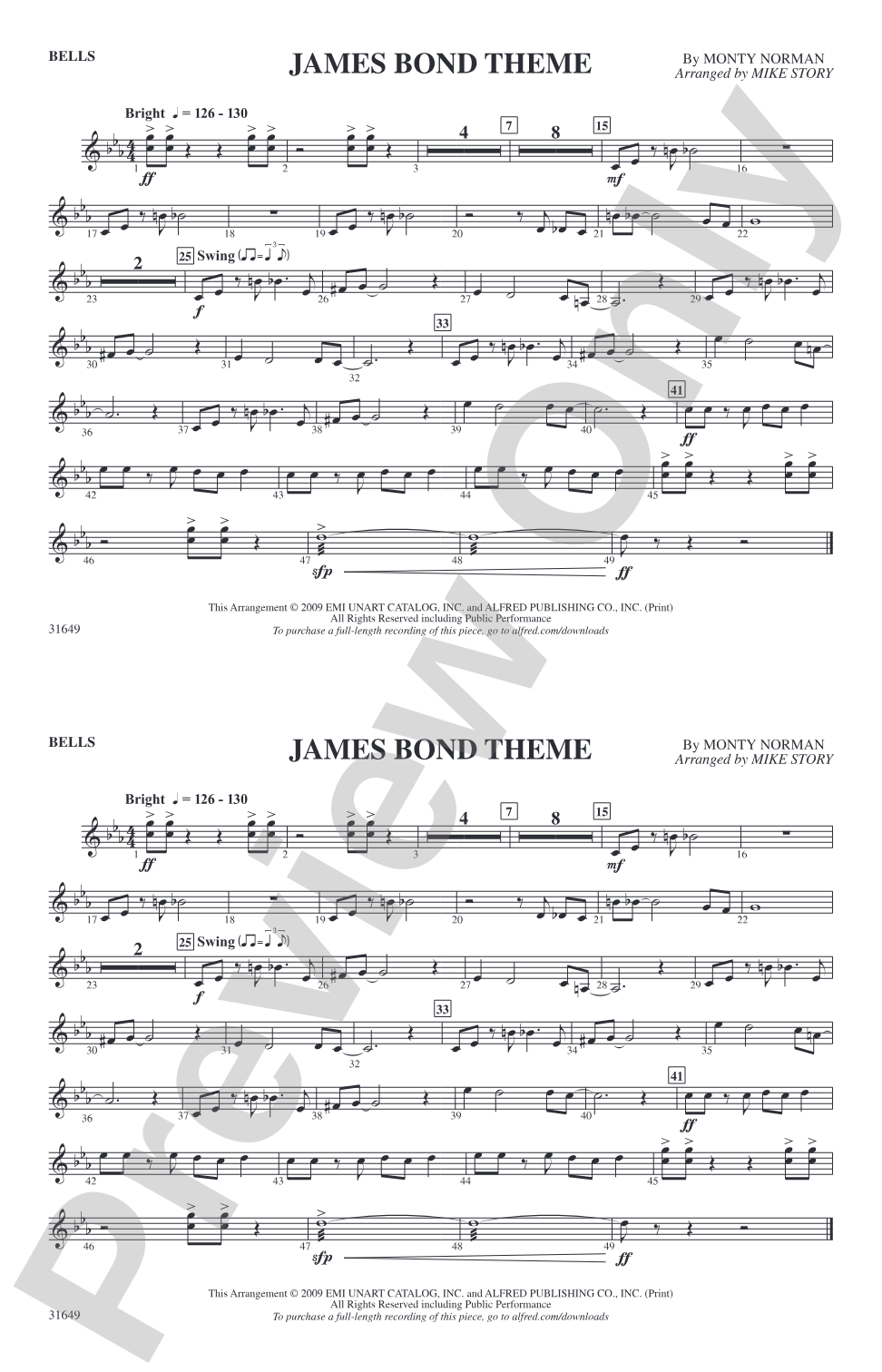 James Bond Theme: Bells