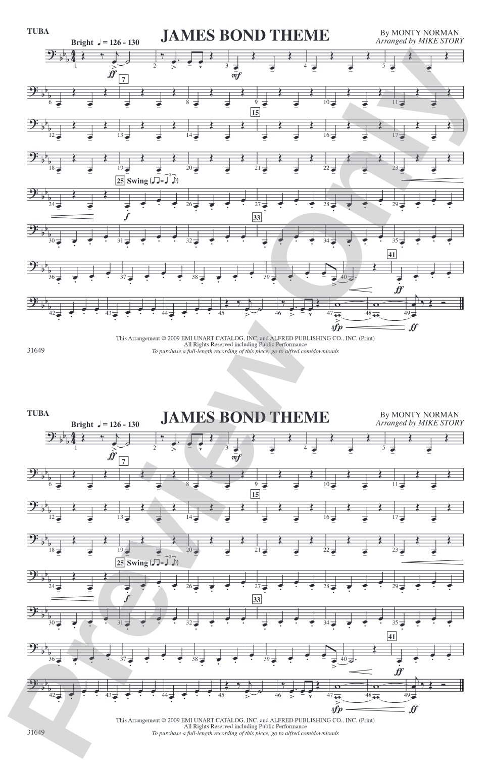 James Bond Theme: Tuba