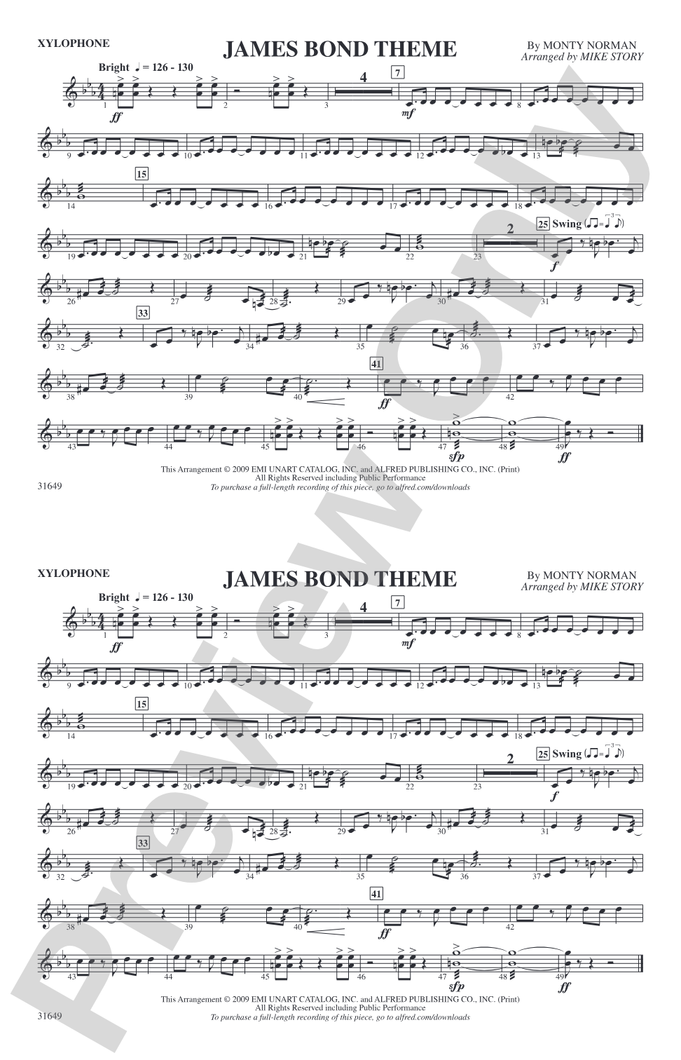 James Bond Theme: Xylophone