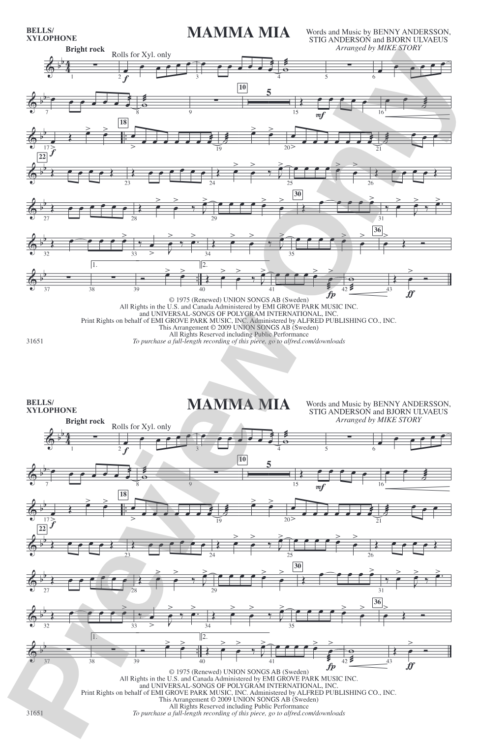 Mamma Mia: Mallets