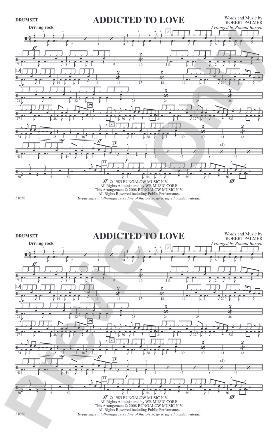 Addicted to Love: Drumset