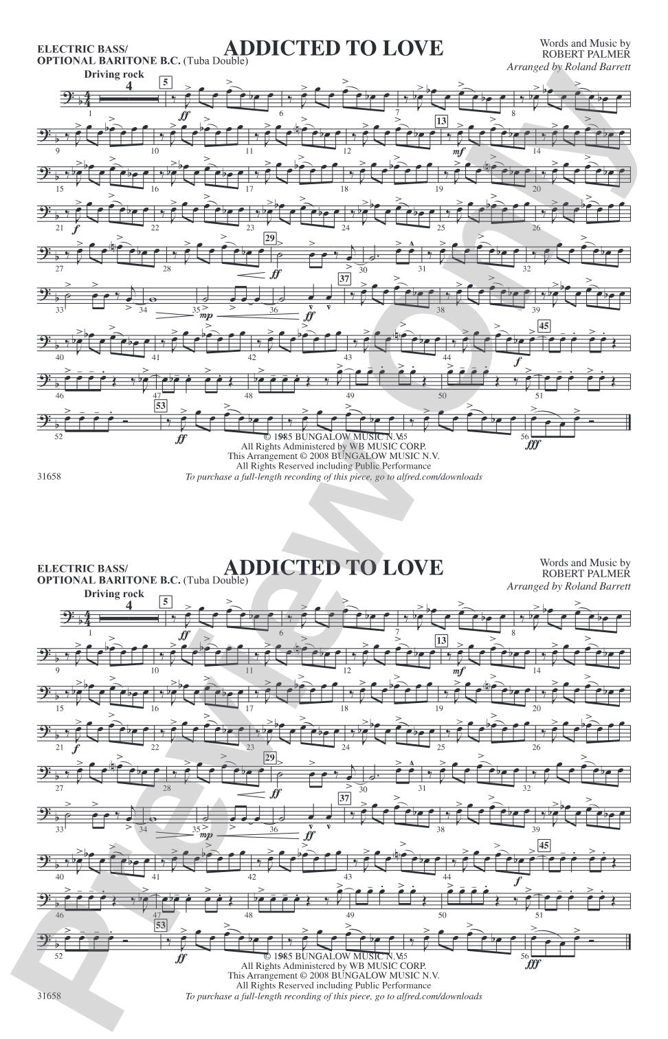 Addicted to Love: Electric Bass
