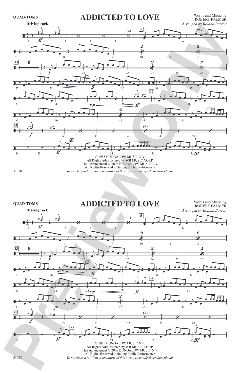 Addicted to Love: Quad-Toms