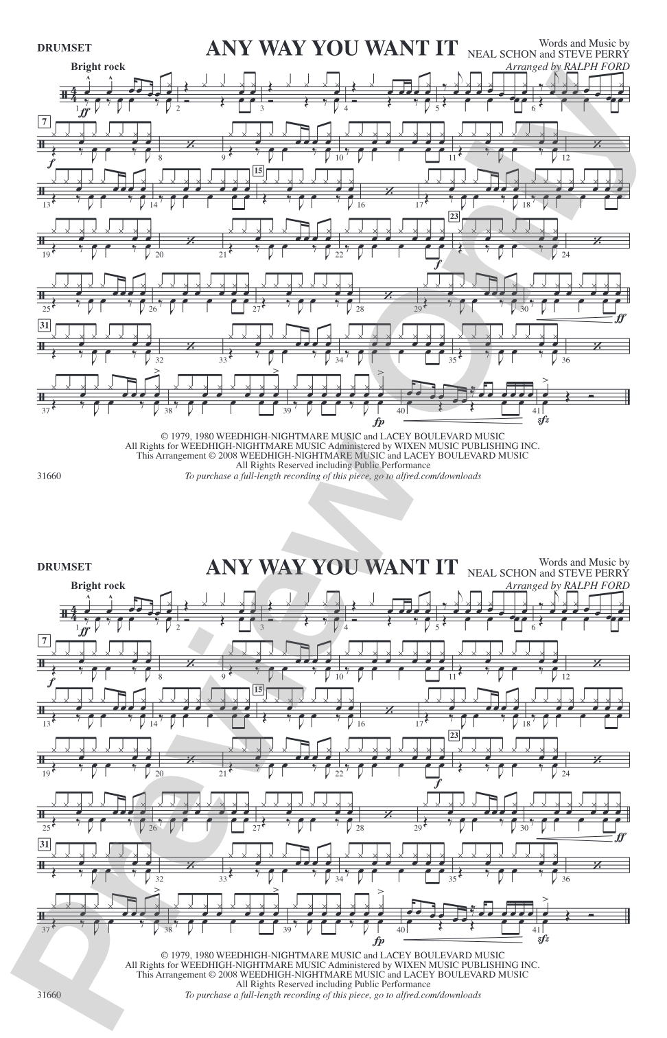 Any Way You Want It: Drumset