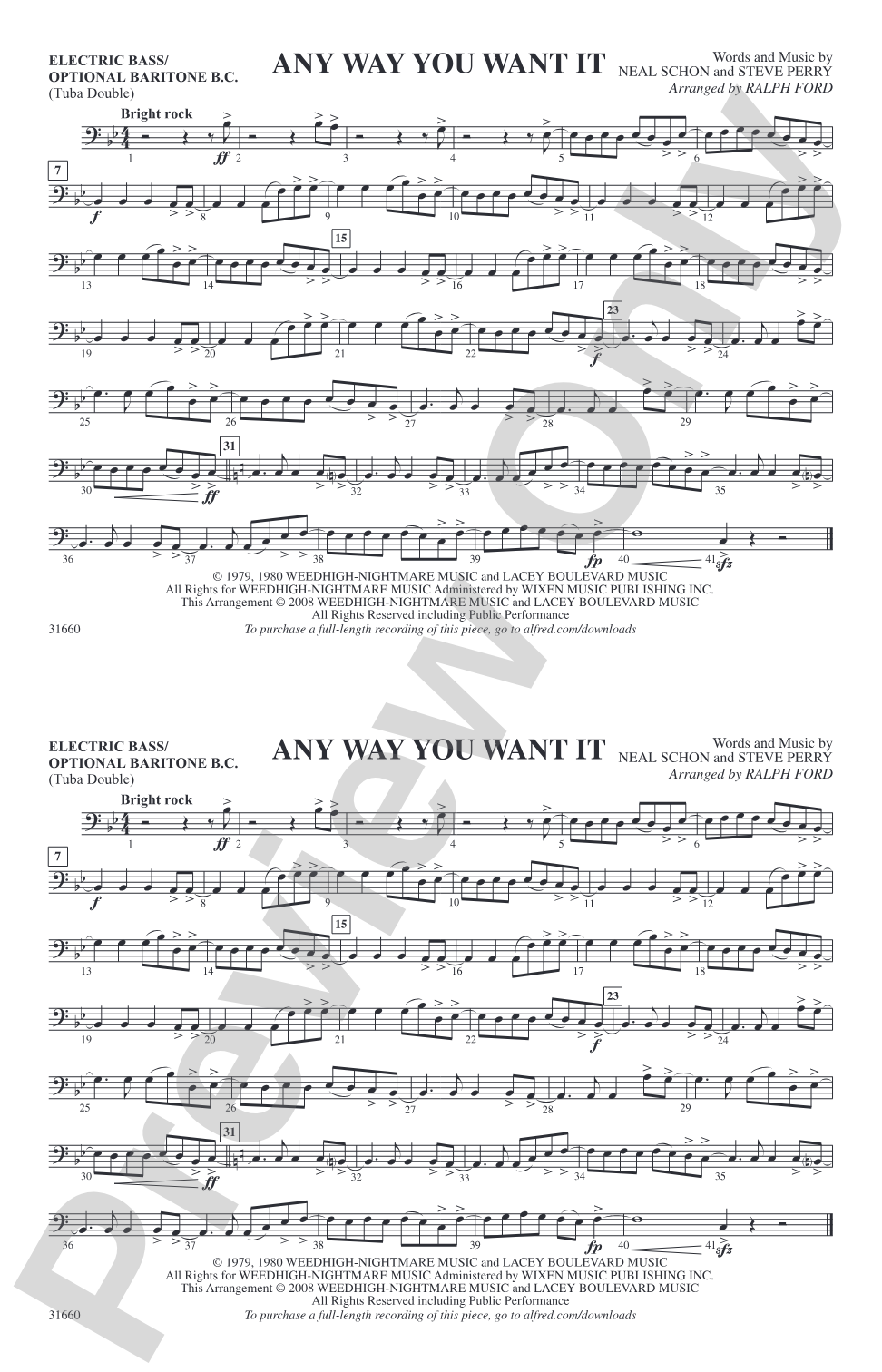 Any Way You Want It: Electric Bass