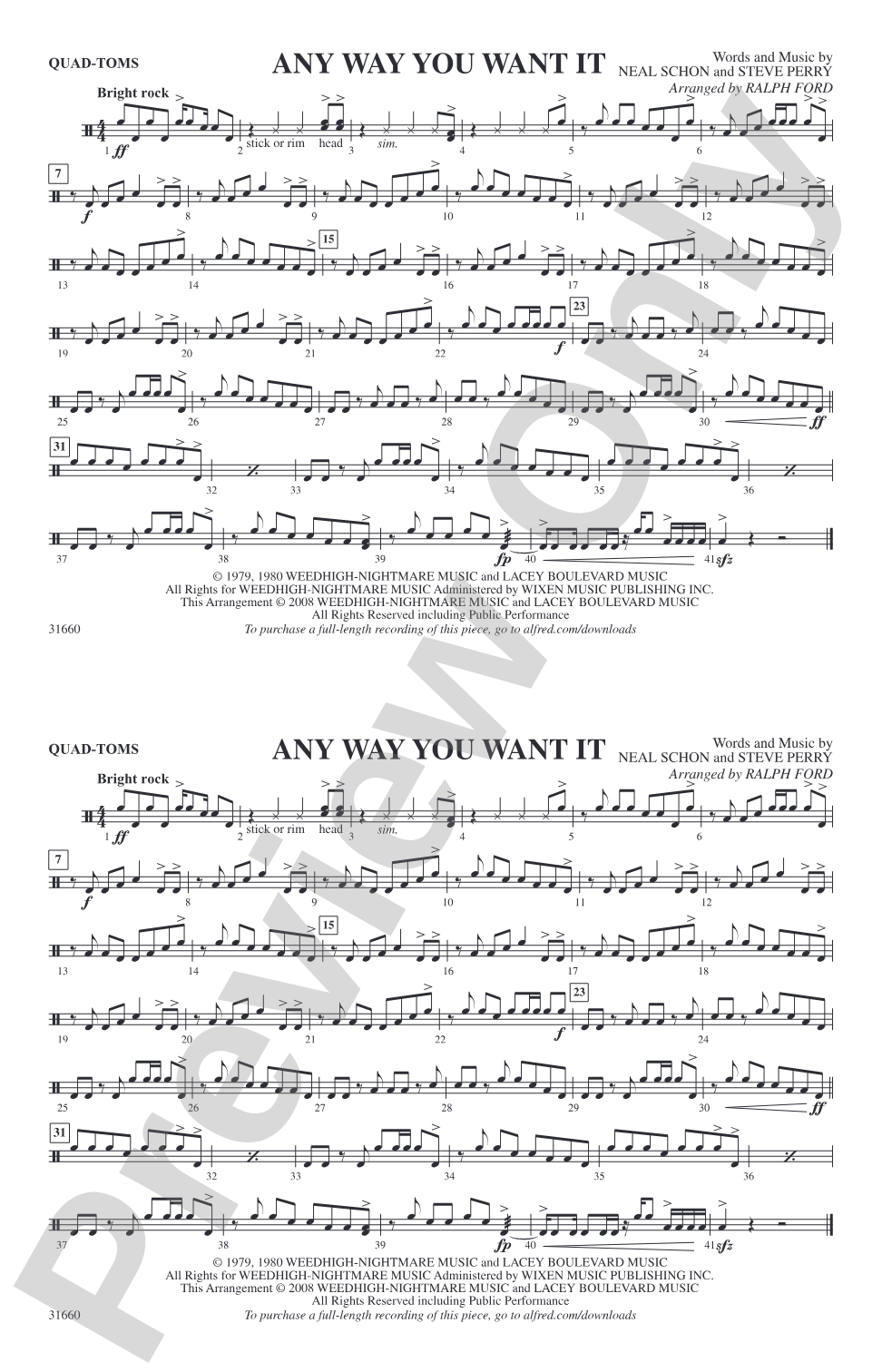 Any Way You Want It: Quad-Toms