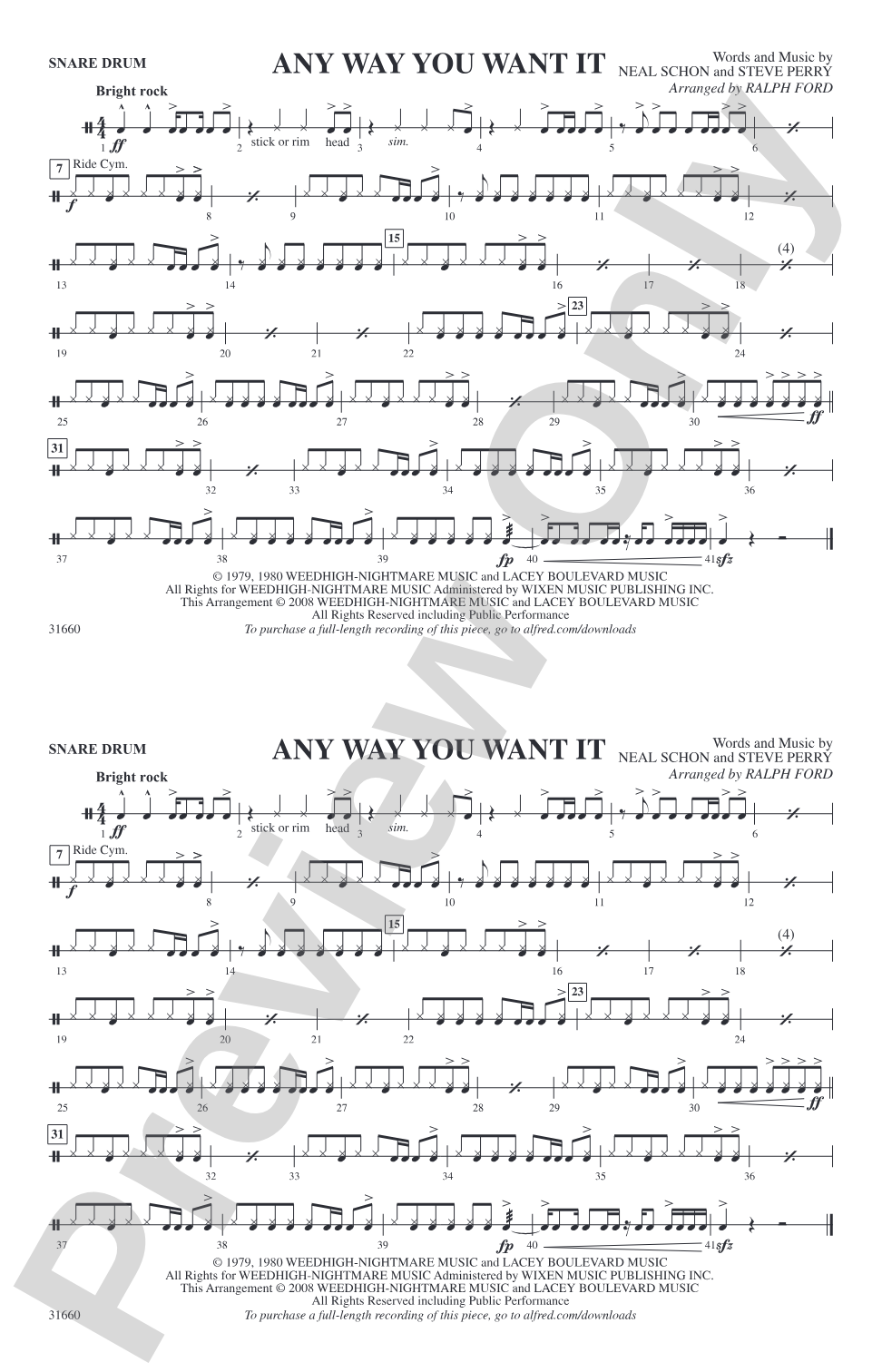 Any Way You Want It: Snare Drum