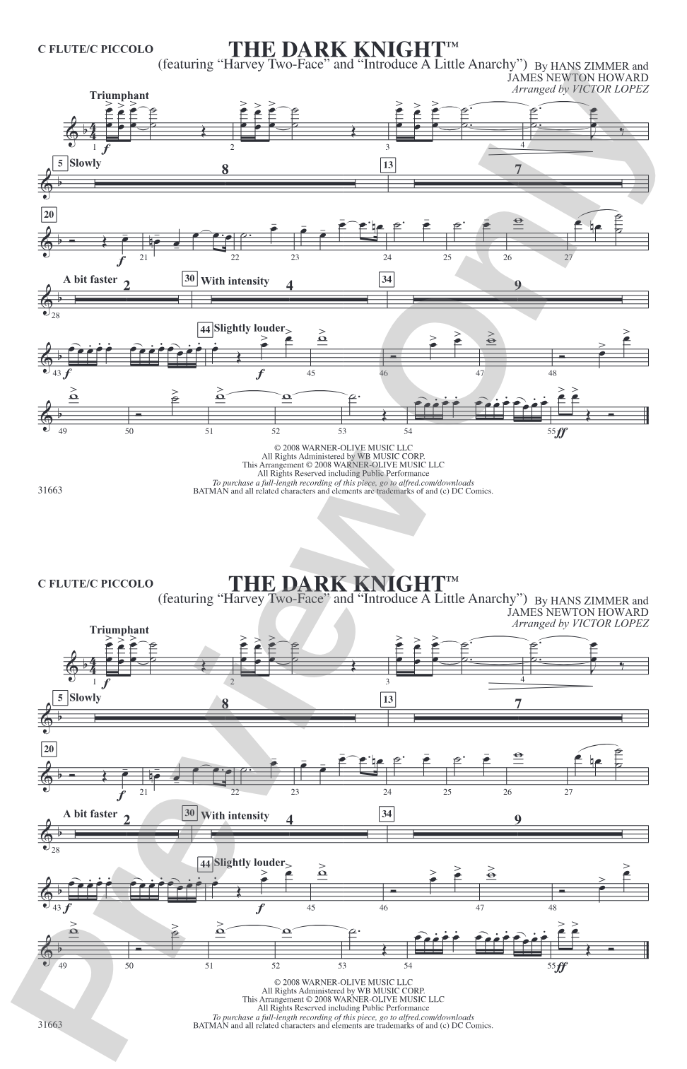 The Dark Knight: Flute